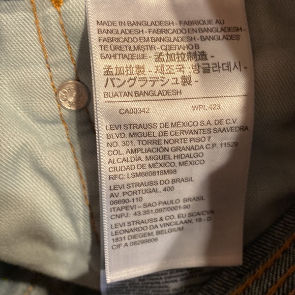 Mens Levi jeans size 38/29 - Picture 6 of 7